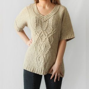 LOFT Wool Short-Sleeved Sweater